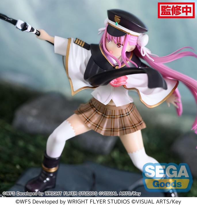 Actual product image Sega Goods Heaven Burns Red Luminasta PVC Statue Tama Kunimi Kiai Issen Angel Sailor 13 cm