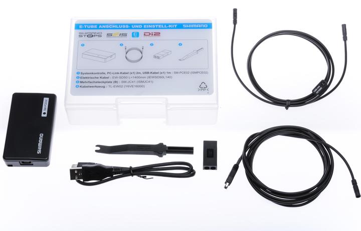 Produktbild Shimano Diagnosegerät Set SM-PCE02 Di2 (SM-PCE02,EW-SD50,EW-SD300,EW-JC304,TL-E