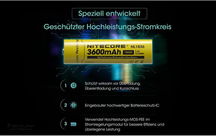 Immagine prodotto Nitecore Presa Per Batteria Agli Ioni Di Litio Da 3,6v