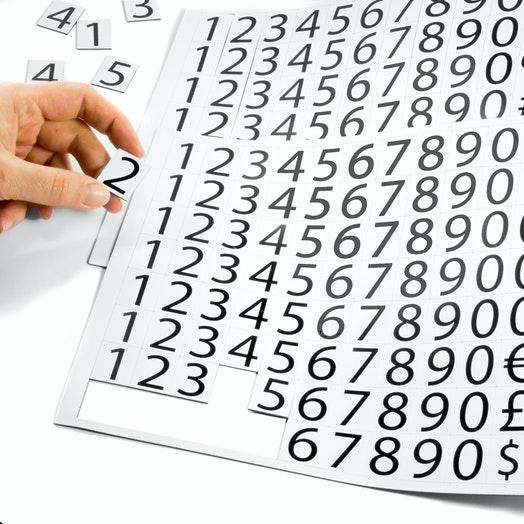 Actual product image Supermagnete Letters (2 x)