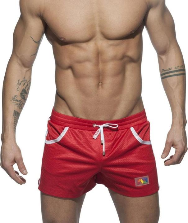 Produktbild Addicted MESH RAINBOW SHORT red (L)