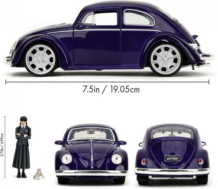 Image du produit Jada Wednesday Volkswagen Beetle 1:24