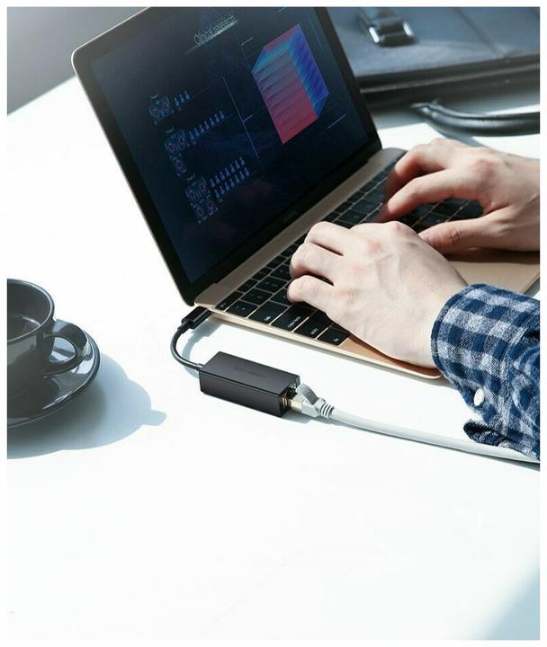 Produktbild Ugreen USB-C auf Ethernet Adapter (Ethernet / Lan, 6.20 cm)