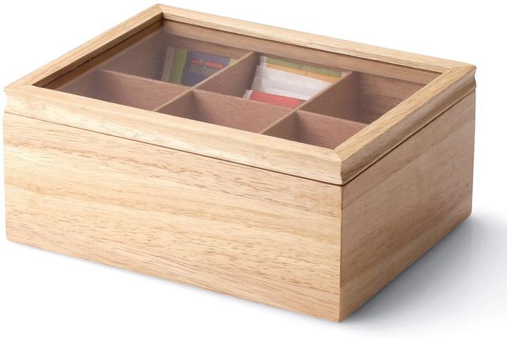 Image du produit Continenta Boîte de sachets de thé en bois dur