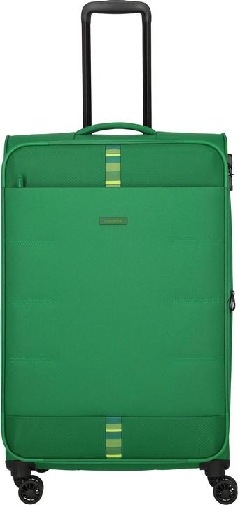 Travelite Rügen 4 Rollen Trolley L 78 cm mit Dehnfalte (90 l, XL (ab 115l))