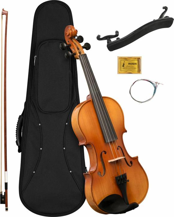 Violin Set 4/4 (incl. case black, bow, rosin) (4/4)