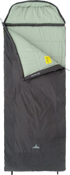 Produktbild Nomad ® Granit Komfort |Schlafsack Deckenmodell220 x 80 |DunkelgrauAbnehmbare Haube |2-Wege Reissversc
