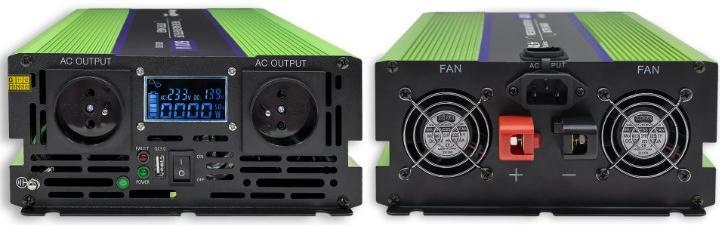 Actual product image Qoltec 51943 Pure Sine Wave Inverter