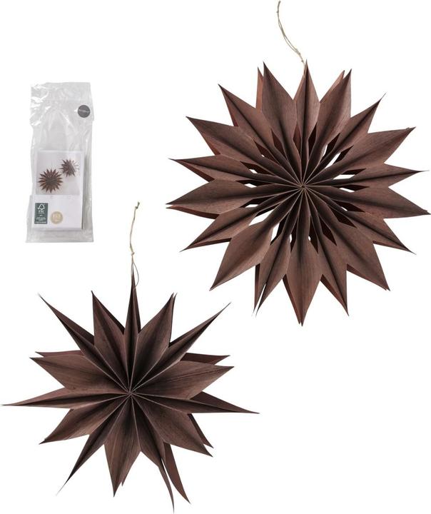 Boltze Home Boltze Kassia decorative pendant star assorted brown 50 cm (1 -part)