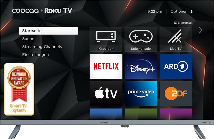 Coocaa 61239 Metz Consumer Electronics GmbH 40R3G TV LED (40", LED)