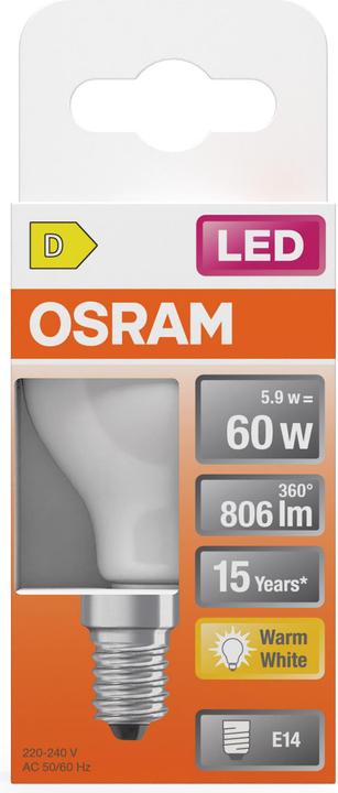 Produktbild Osram Led Retrofit Classic P (E14, 5.50 W, 806 lm, 1 x, D)