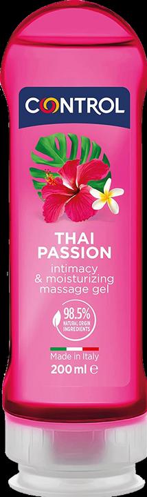Productafbeelding Control 2-in-1 "Thai Passion" glijmiddel en massagegel met exotische geur, 200ml (200 ml)