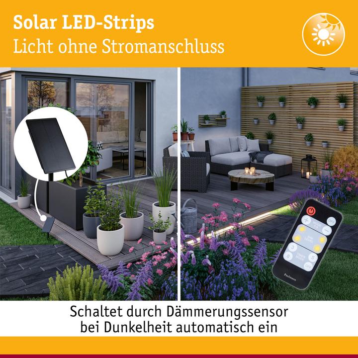 Immagine prodotto Paulmann Solar Stripe (Bianco caldo, 1000 cm, Interno)
