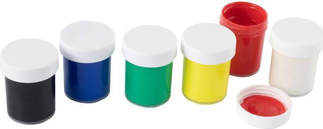Actual product image Stylex School colours 18ml 6pcs (Multicoloured, 18 ml)