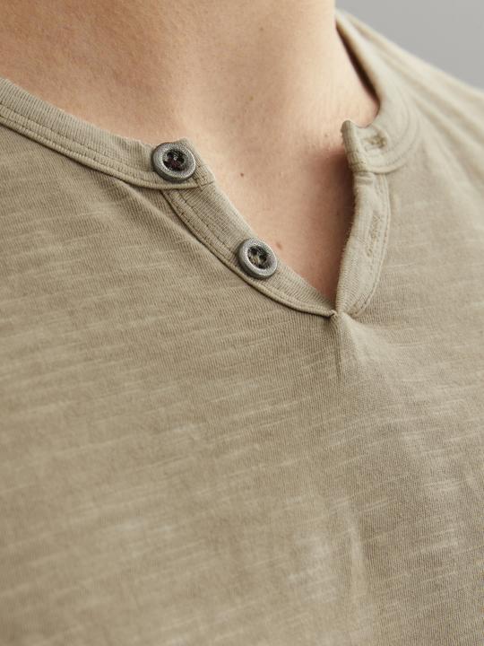 Actual product image Jack & Jones Split Neck T-Shirt (XS)