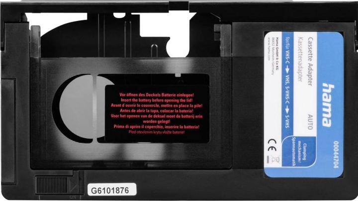 Image du produit Hama Adaptateur pour cassette vidéo VHS-C / VHS (Accessoires vidéo divers)