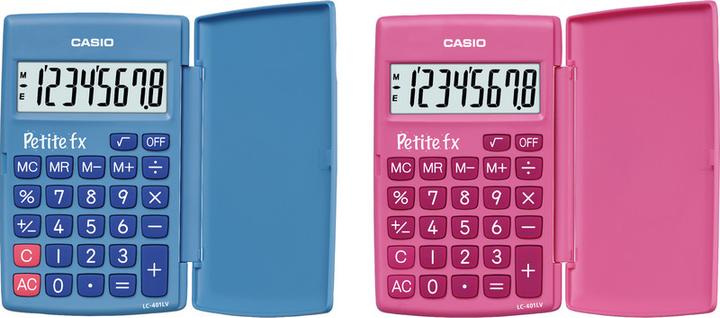 Actual product image Casio School calculator Petite fx LC-401LV (Batteries)