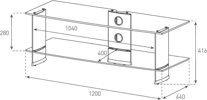 Produktbild Sonorous Plasma (120 x 44 x 41.5 cm)