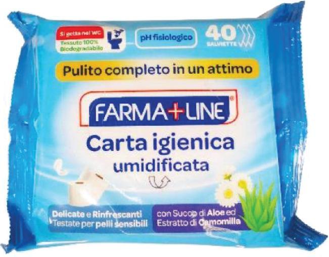 Produktbild Farmaline Chamomile Toilet Paper Wipes 40 Pieces
