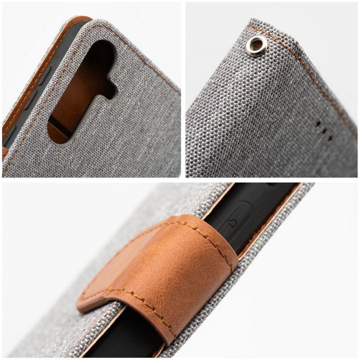 Produktbild OEM Book case JEANS Book for Xiaomi Redmi Note 14 5G gray (Xiaomi Redmi Note 14 5G)