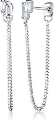 Produktbild JVD Matching Silver Earrings With Chains