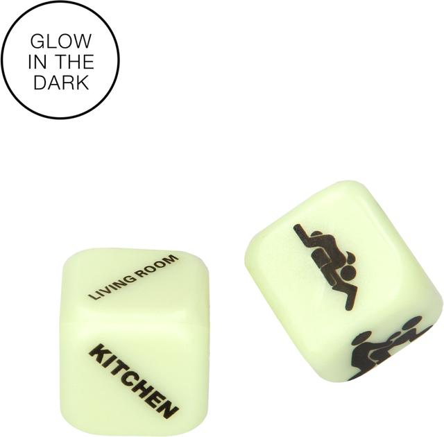 Actual product image S-Line Light Up Your Sexy Night Dice - Glow in the Dark (Dice games)