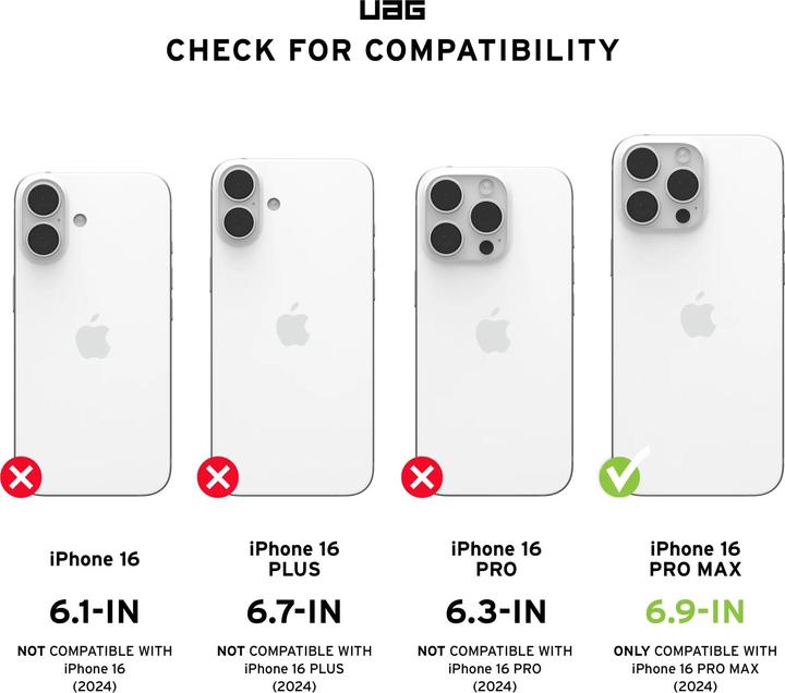 Nutritional values and ingredients UAG Pathfinder Magsafe (Apple iPhone 16 Pro Max)