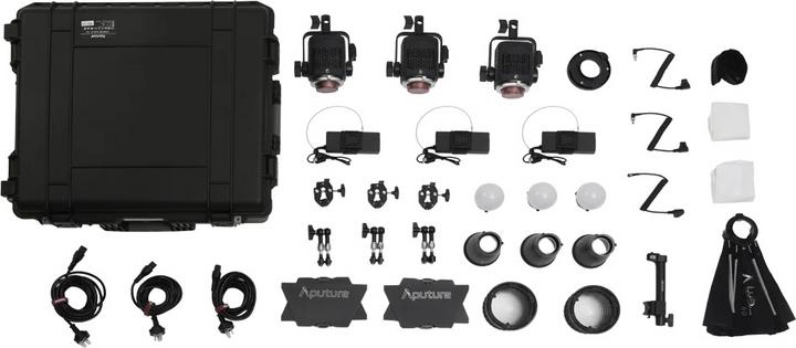 Actual product image Aputure Storm 80c 3-Light kit (Studio light)