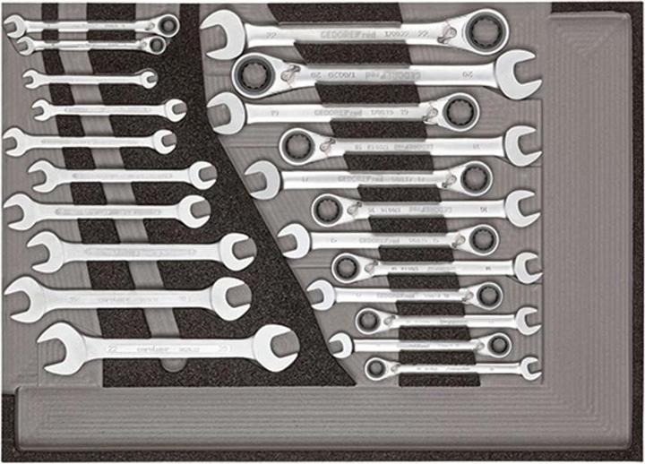 Produktbild Gedore Red red R21010004 Werkzeugsatz 3x CT-Module 129-teilig