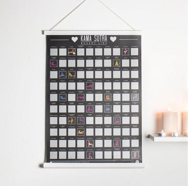 Image du produit TOP 100 affiches Kama Sutra à gratter (Divers, Anglais)