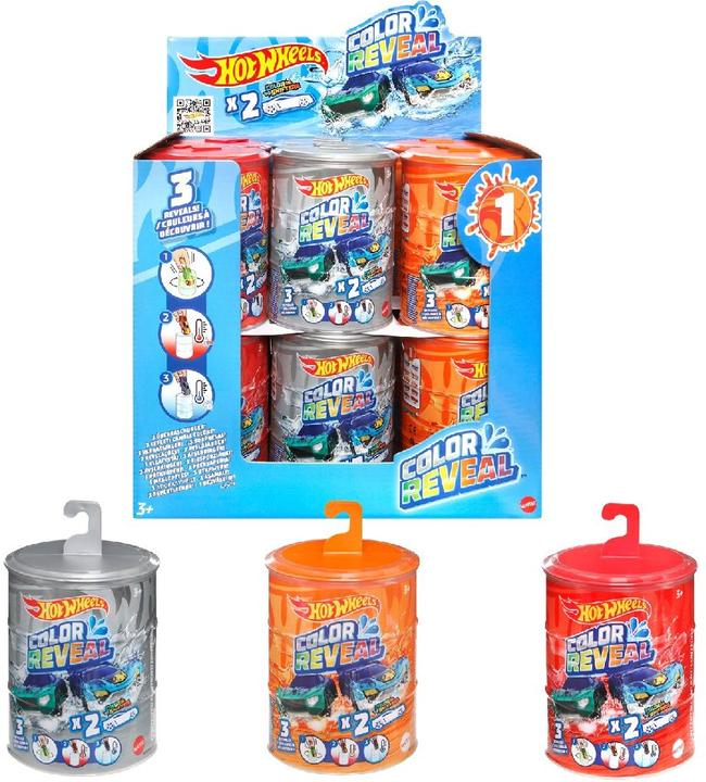 Image du produit Hot Wheels Assortiment de 2 Color Reveal