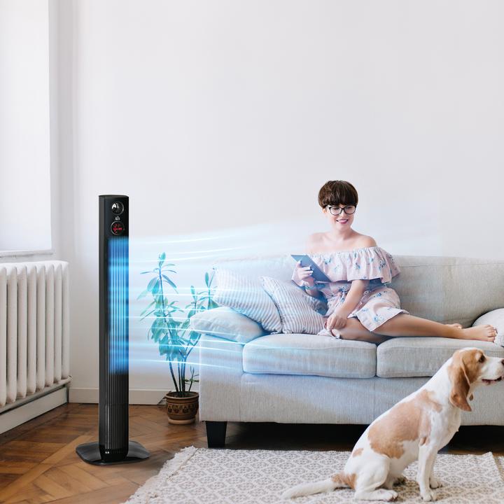 Produktbild Homcom Turmventilator mit Aroma-Diffusor (57.40 dB)