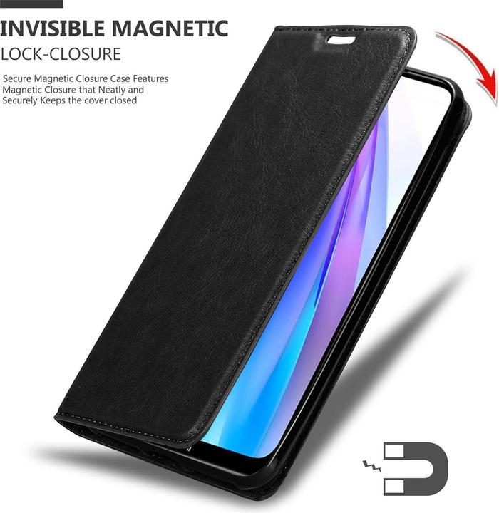 Productafbeelding Cadorabo Boek Onzichtbare Magneethoes (Xiaomi Redmi Note 8T)