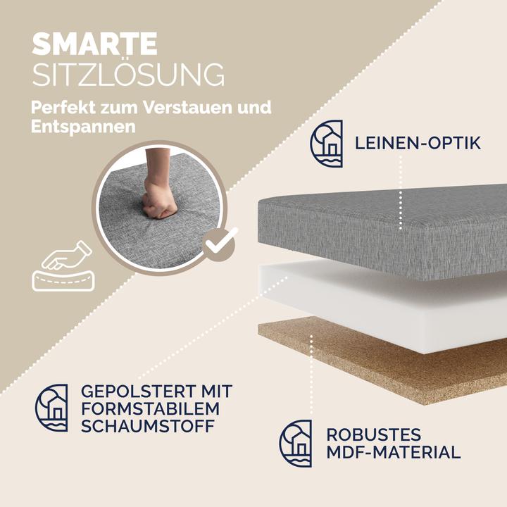 Actual product image Casaria Seat chest (80 cm)