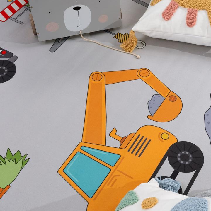 Produktbild Paco Home Teppich Kinderzimmer Rutschfest Rund (160 x 160 cm)