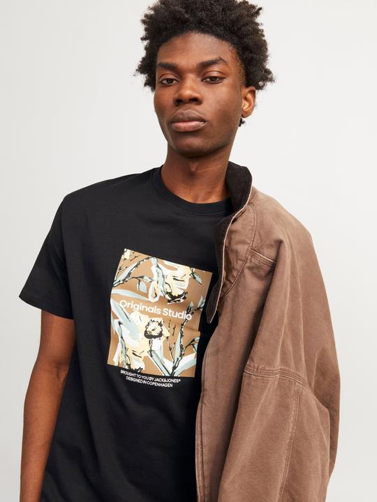 Actual product image Jack & Jones Printed round neck T-shirt T-shirt (XS)