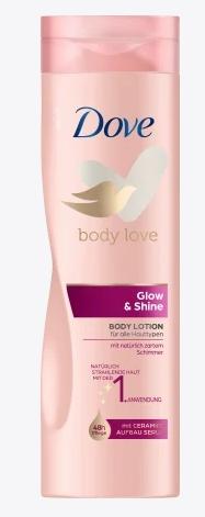 Produktbild Dove Body Lotion Glow und Shine 250 ml (Körperlotion, 250 ml)