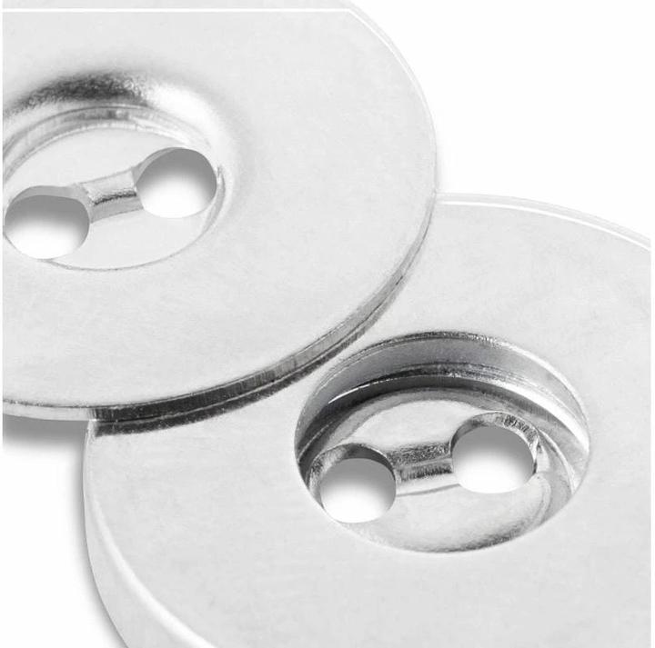 Produktbild Prym Magnet-Annähknopf, silber 19 mm, Karte 3 Stk.