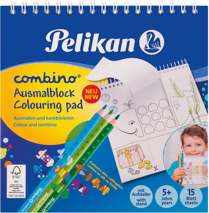 Actual product image Pelikan Coloring set Combino 812726 2-piece (12 colours, 12 x)