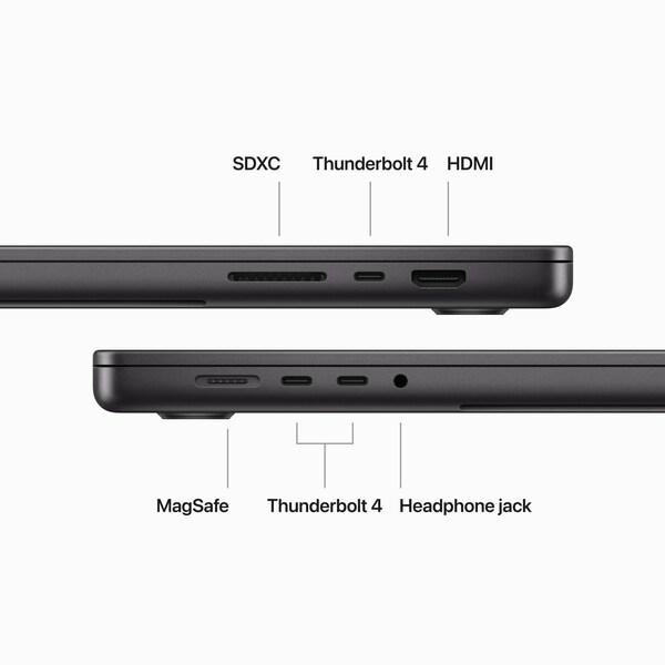 Produktbild Apple MacBook Pro - Late 2023 (16", M3 Pro, 18 GB, 1000 GB, CH)
