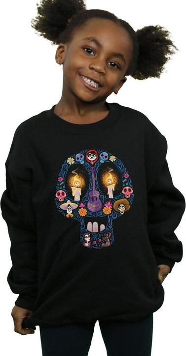 Actual product image Disney Girls Coco Candle Skull Sweatshirt (116)