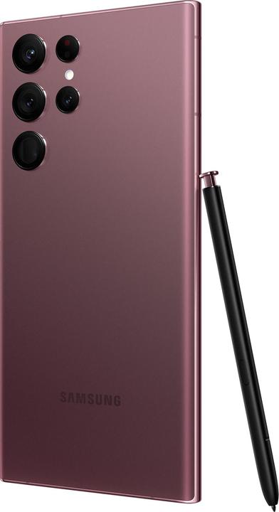 Actual product image Samsung Galaxy S22 Ultra (512 GB, Burgundy, 6.80", Dual SIM, 108 Mpx, 5G)