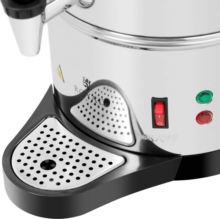 Produktbild Royal Catering Filterkaffeemaschine für 40 Tassen 6 l Edelstahl Füllstandsanzeige Kaffeeautomat