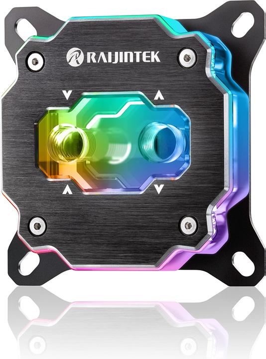Actual product image Raijintek FORKIS PRO RBW CPU Water Cooler - Nickel + Acrylic