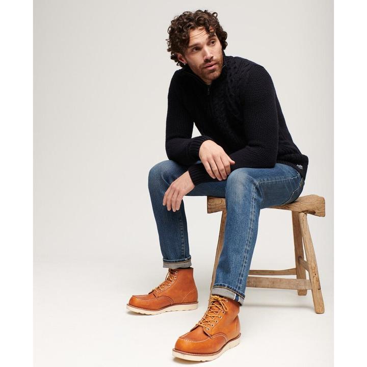Actual product image Superdry half-zip knit weater uperdry jacob cable (S)