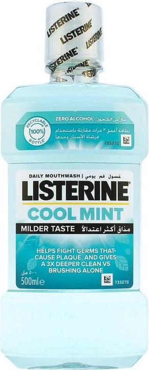 Produktbild Listerine Mouthwash Cool Mint Mild Mint (1000 ml, Mundwasser)