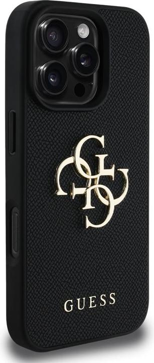 Image du produit Guess Hardcase PU Grained Big 4G and Classic Logo Case for iPhone 16 Pro 6,3" Black (Apple iPhone 16 Pro)