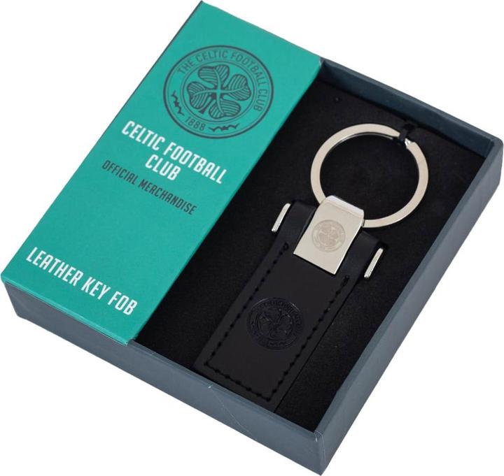 Actual product image Celtic FC Leather Keyring