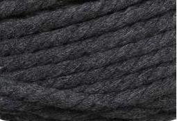 Immagine prodotto Glorex Corda di lana macramé ritorta 5 mm, 500 g, antracite (85 m)