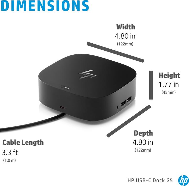 Productafbeelding HP G5 Universeel dok (USB-C, 10 Havens)